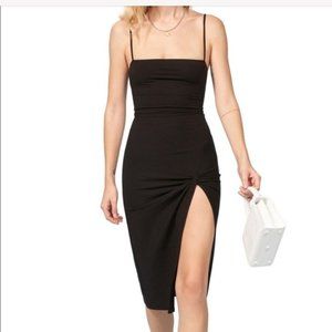 Reformation Scala Dress Black XS